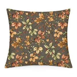 poszewka-bawelniana-40x40-brazowa-w-liscie-jesienne-jesienny-cotton-home