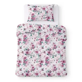 posciel-bawelniana-140x200-biala-w-rozowe-kwiaty-romantyczny-cotton-home