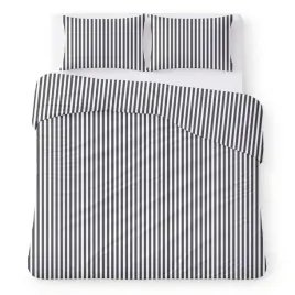 posciel-bawelniana-180x200-biala-w-szare-paski-klasyczny-cotton-home
