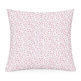 poszewka-bawelniana-40x40-biala-w-drobne-czerwone-kwiaty-cotton-home