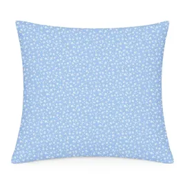 poszewka-bawelniana-40x40-niebieska-w-drobne-biale-kwiaty-cotton-home