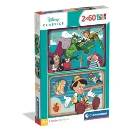 puzzle-2x60-super-kolor-disney-classic-24823-clementoni