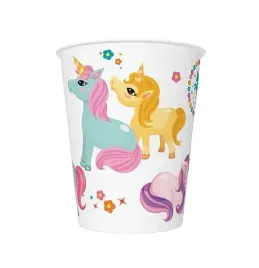 kubki-kubeczki-papierowe-teczowe-kucyki-jednorozce-250ml-8szt