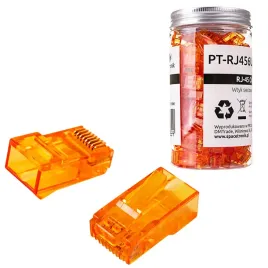 wtyk-rj45-przelotowy-kat-6-utp-pt-rj456uo-1-100szt