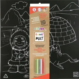 mata-czarna-kreda-biegun-funny-mat-strigo