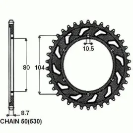 zebatka-napedzana-stalowa-sunstar-sunr1-5353-45-wycofana-z-produkcji