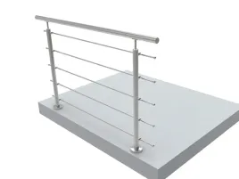balustrada-nierdzewna-wypelnienie-poziome-mocowanie-gorne-1500mm