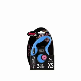 flexi-smycz-new-classic-xs-3m-do-8kg-niebieska