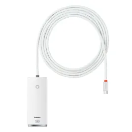 baseus-lite-series-przejsciowka-hub-usb-c-4x-usb-3-0-2m-bialy