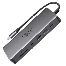 ugreen-hub-usb-c-4x-usb-2x-hdmi-displayport-rj45-sd-tf-aux-pd-100w-do-pc-8k