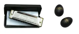 harmonijka-ustna-diatoniczna-silver-blues-tonacja-g-dur-2x-egg-shaker