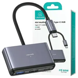 usams-adapter-hub-4w1-2xusb-2-0-usb-3-0-usb-c-do-laptopa-telefonu