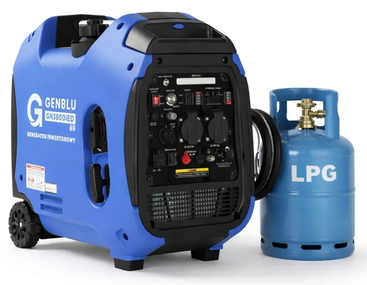 Agregat prądotwórczy inwertorowy GENBLU GN3800iED 3800W LPG benzyna ECO