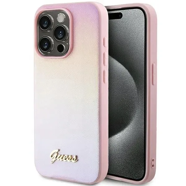 guess-case-do-iphone-14-pro-61-saffiano-iridescent-script-pokrowiec