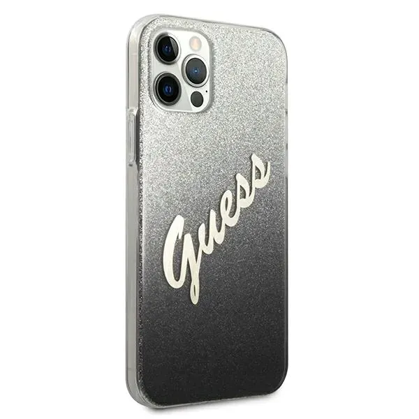 guess-etui-do-iphone-12-pro-max-67-hardcase-glitter-gradient-script-design