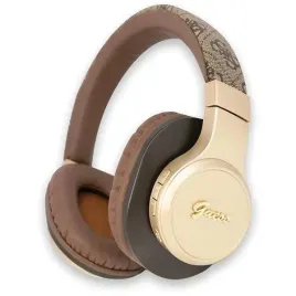 guess-sluchawki-nauszne-bezprzewodowe-4g-script-bt-5-3-usb-c-brazowe