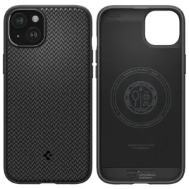spigen-etui-mag-armor-do-magsafe-do-iphone-15-ochronne-matowe-przezroczyste