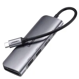 ugreen-adapter-6w1-usb-c-hdmi-2x-usb-a-3-0-do-macbooka-iphone-czytnik-sd-tf