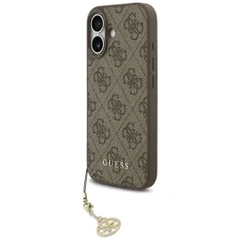 guess-4g-charms-collection-magsafe-etui-iphone-17-brazowy