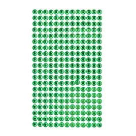 krysztalki-samoprzylepne-green-6mm-260szt