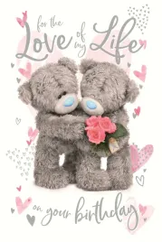 karnet-urodzinowy-3d-for-the-love-of-my-life-on-your-birthday-228x152
