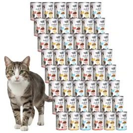 mokra-karma-dla-kota-tuftuf-puszka-kawalki-miesne-mix-smakow-zestaw-48x415g