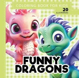 kolorowanka-usztywniana-funny-dragons-smieszne-smoki-zielony