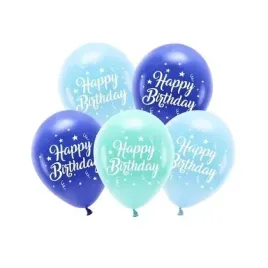 balony-eco-happy-birthday-niebieski-26cm-5szt