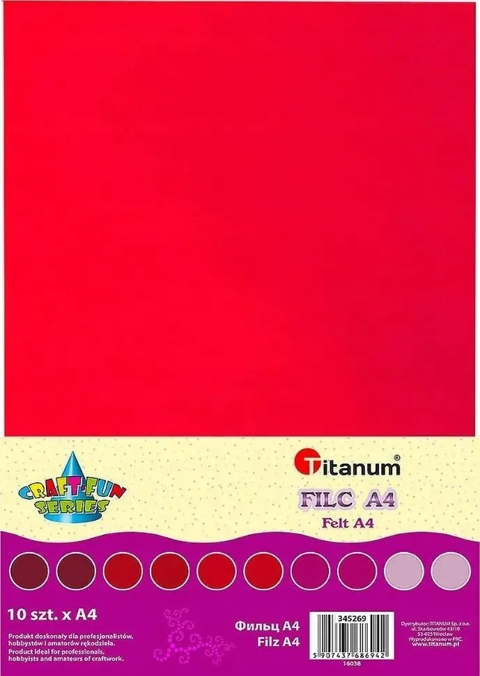 filc-a4-czerwony-10szt