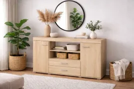 komoda-140-cm-dab-sonoma-do-salonu-pojemna-szafka-nowoczesna
