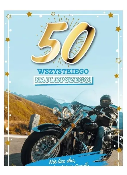 karnet-urodziny-50-stan-opakowania-oryginalne