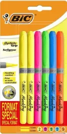 zakreslacz-bic-highlighter-grip-special-format-6-kolorow-blister