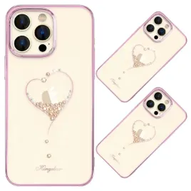 kingxbar-etui-z-krysztalami-swarovski-do-iphone-14-plus-wish-series-rozowe