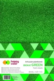 arkusze-piankowe-brokat-a4-zielone-5szt-happy-colo