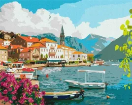 malowanie-po-numerach-lato-w-zatoce-kotor-40x50