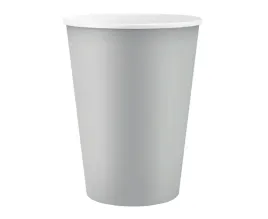 kubeczki-pap-jednokolorowe-srebrne-250ml-6szt