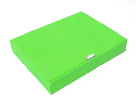 teczka-a4-box-55mm-neon-zielona