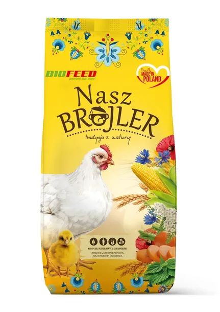 Brojler 2 Pasza dla brojlerów od 15 dnia życia GRANULAT 25kg Biofeed