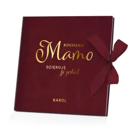album-na-zdjecia-welurowy-zloty-nadruk-prezent-dla-mamy-na-dzien-matki