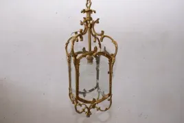 lampa-z-brazu-wiszaca-latarnia-empire-braz-szklo-unikat-78cm