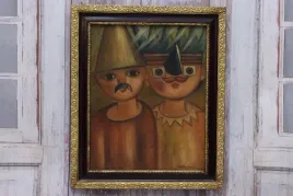tade-makowski-pajacyki-stary-obraz-olejny