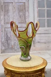 szklo-murano-style-wazon-flakon-zielony-wlochy-prezent