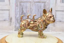 steampunk-mechaniczny-buldog-pies-zlocona-figura-figurka-prezent