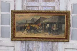 a-setkowicz-spotkanie-przed-karczma-stary-obraz-olejny