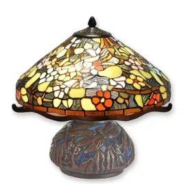 lampa-witrazowa-tiffany-szklo-grzybek-lampa-biuro-salon