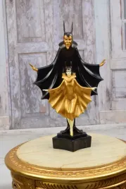 ronald-paris-satanella-tancerze-w-maskach-figura-z-brazu-rzezba