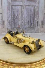 metalowy-model-samochod-pomaranczowy-cabrio-vintage-zabytkowy-samochod