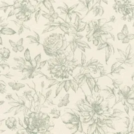 tapeta-na-flizelinie-z-kwiatowym-wzorem-w-stylu-vintage-w-kolorze-zielonym