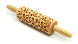 walek-do-ciastek-wzor-bozonarodzeniowy-ostrokrzew-dlugosc-24-cm-drewniany