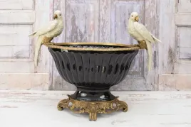 ogromna-czarna-waza-z-papugami-porcelana-figura-z-brazu-giga-patera